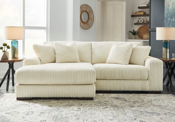 Lindyn Ivory 2pc. LAF Chaise Sectional