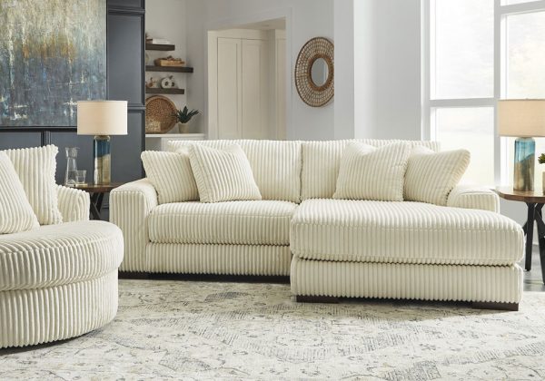 Lindyn Ivory 2pc. RAF Chaise Sectional