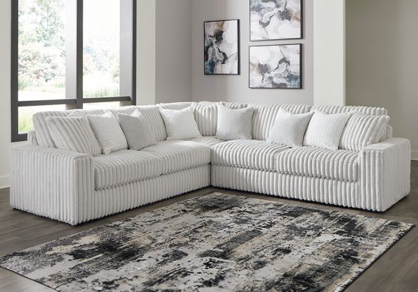 Stupendous Alloy 3pc. Sectional