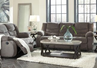 Tulen Gray Reclining Sofa Set