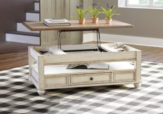 Realyn Two-Tone Lift Top Cocktail Table