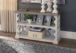 Havalance Two-Tone Console Sofa Table