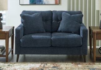 Bixler Navy Love Seat