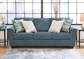 Cashton Blue Queen Sleeper Sofa