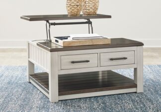 Darborn Two-Tone Lift Top Cocktail Table