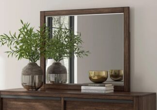 Dilenno Dark Brown Mirror