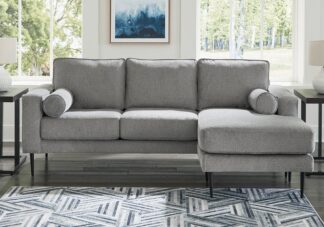 Hazela Charcoal Sofa Chaise