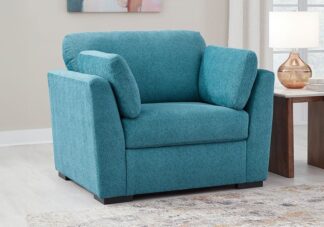 Keerwick Teal Chair & 1/2