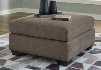 Mahoney Chocolate Oversized Accent Ottoman
