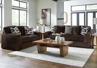 Midnight Madness Chocolate Sofa Set