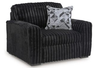 Midnight Madness Onyx Chair & 1/2