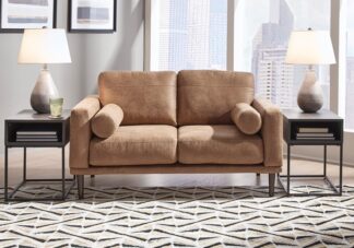 Telora Caramel Love Seat