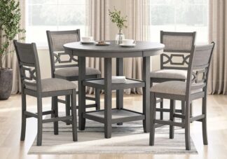 Wrenning Gray 5pc. Counter Height Dining Set