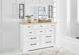 Ashbryn Two-Tone Mirror