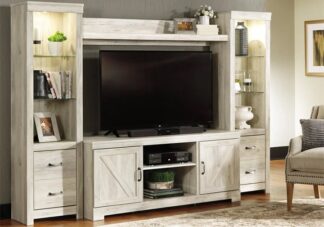 Bellaby White 4pc. Entertainment Center