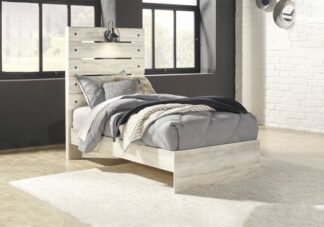 Cambeck Whitewash Twin Panel Bed