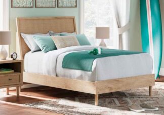 Cielden Two-tone Full Panel Bed