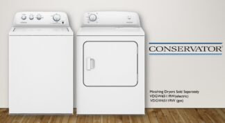 Conservator Top Load Washer & Gas Dryer Set