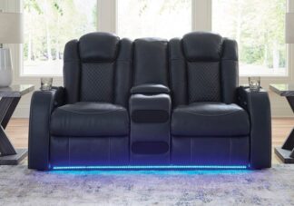 Fyne-Dyme Sapphire Power Reclining Loveseat