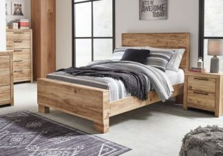 Hyanna Tan Full Panel Bed