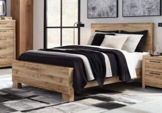 Hyanna Tan Queen Panel Bed