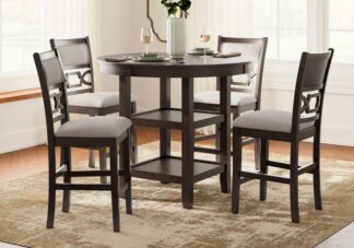 Langwest Brown 5pc. Counter Height Dining Set