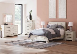 Lawroy Light Natural Full Bed Set