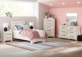 Lawroy Light Natural Twin Bed Set