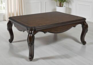 Maylee Dark Brown Rectangular Cocktail Table
