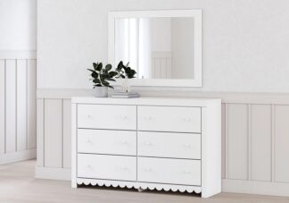 Mollviney White Dresser