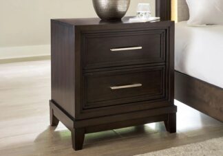 Neymorton Dark Grayish Brown Night Stand