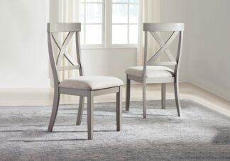 Parellen Gray Upholstered Side Chair